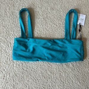 Jade Swim Coast Bikini Top Aqua Sheen Size Small